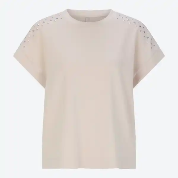 Bild 2 von Damen-T-Shirt mit Steinbesatz