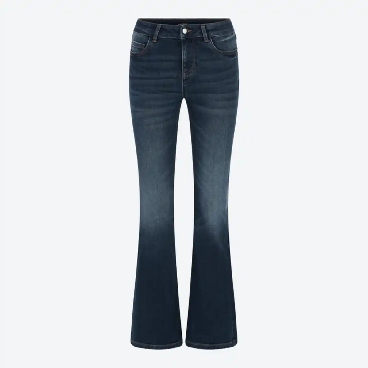 Bild 2 von Damen-Flared-Jeans Mid Waist