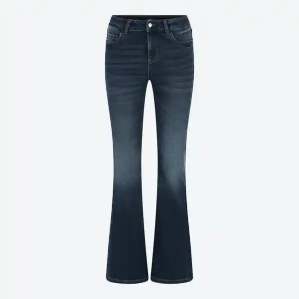 Bild 2 von Damen-Flared-Jeans Mid Waist