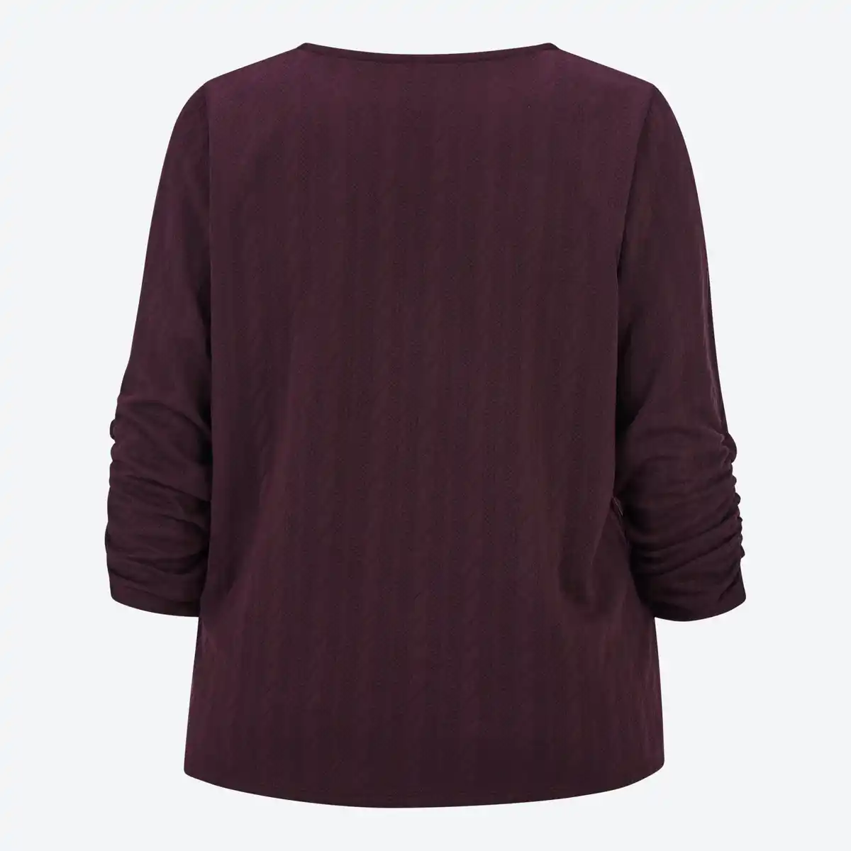 Bild 3 von Damen-Langarmshirt mit Struktur, große Größen