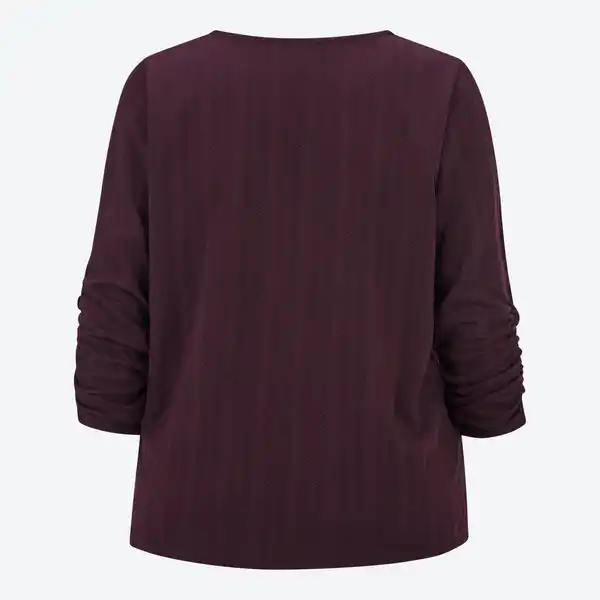 Bild 3 von Damen-Langarmshirt mit Struktur, große Größen