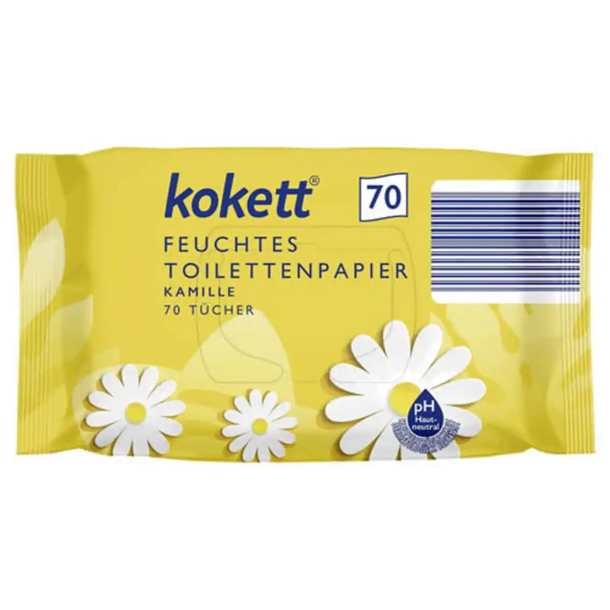 Bild 1 von KOKETT Feuchtes Toilettenpapier 2 x 70 Tücher, Kamille und Aloe Vera