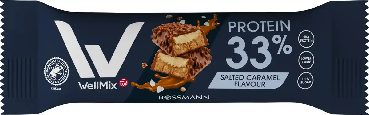 Bild 1 von WellMix Proteinriegel Salted Caramel Flavour, 45 g