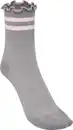 Bild 2 von IDEENWELT Damen-Ripp-Socken grau/rosa Gr. 39/42
