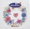 Bild 1 von alouette Cocktail-Serviette Herz/Kranz