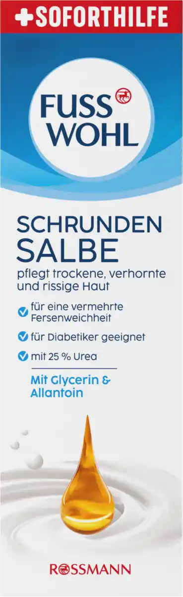 Bild 1 von FUSSWOHL Schrundensalbe, 75 ml