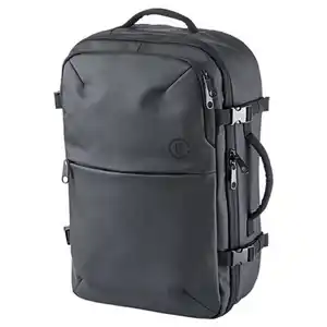 LIVE IN STYLE Kabinen-Rucksack mit Vakuum-Funktion, Schwarz