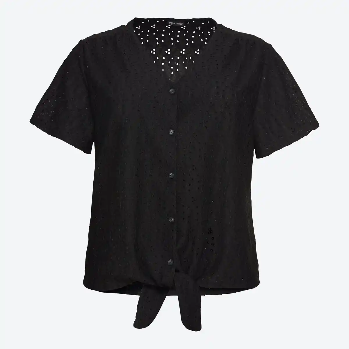 Bild 3 von Damen-T-Shirt mit Knopfleiste, große Größen