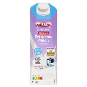 MILSANI H-Milch 1,5 % 1 l, Lactosefrei - fettarm