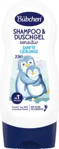 Bübchen Shampoo & Duschgel Sensitiv 2in1 Sanfte Lieblinge, 230 ml