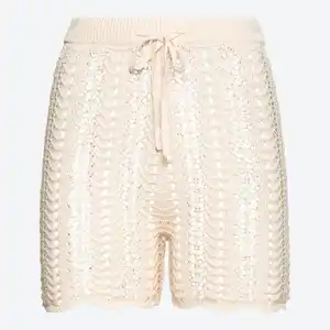 Damen-Shorts in Ajour-Strick