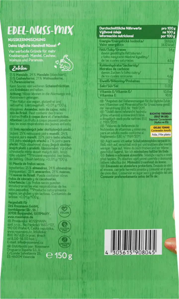 Bild 2 von GENUSS PLUS Edel-Nuss-Mix, 150 g