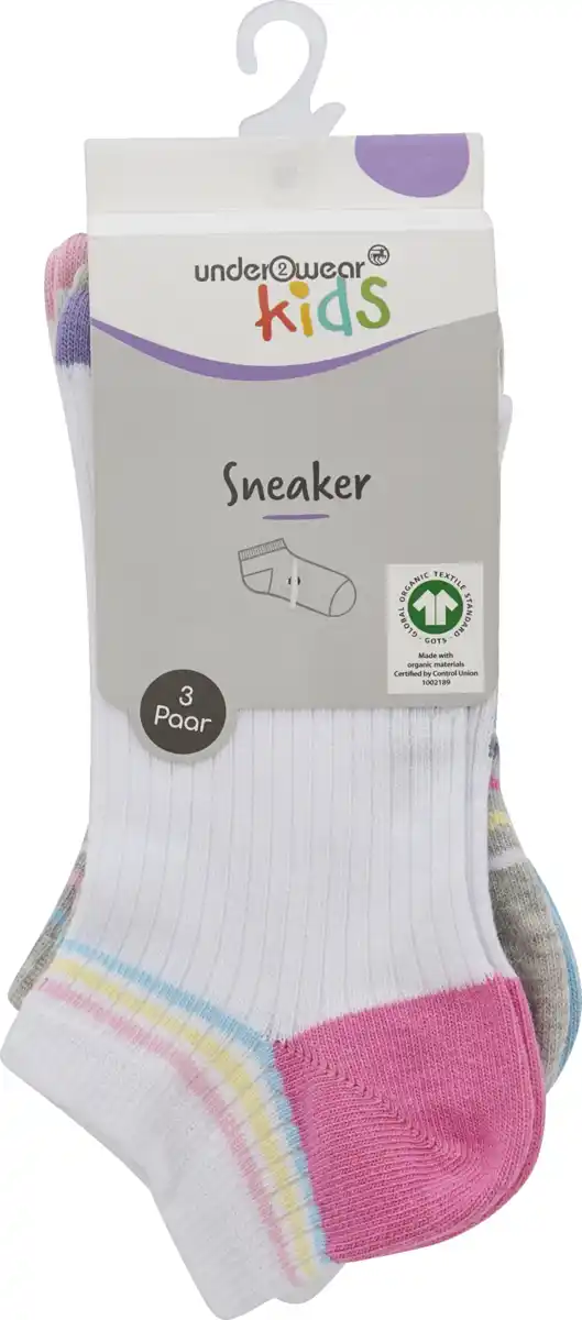 Bild 1 von under2wear kids Kinder-Sneakersocken Sport Gr. 31/34