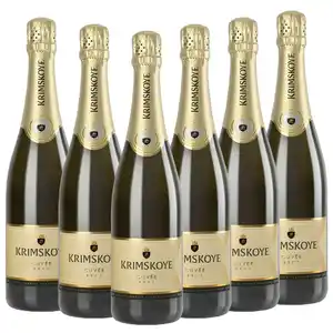 Krimskoye Sekt aus Moldawien Brut -  6er Karton