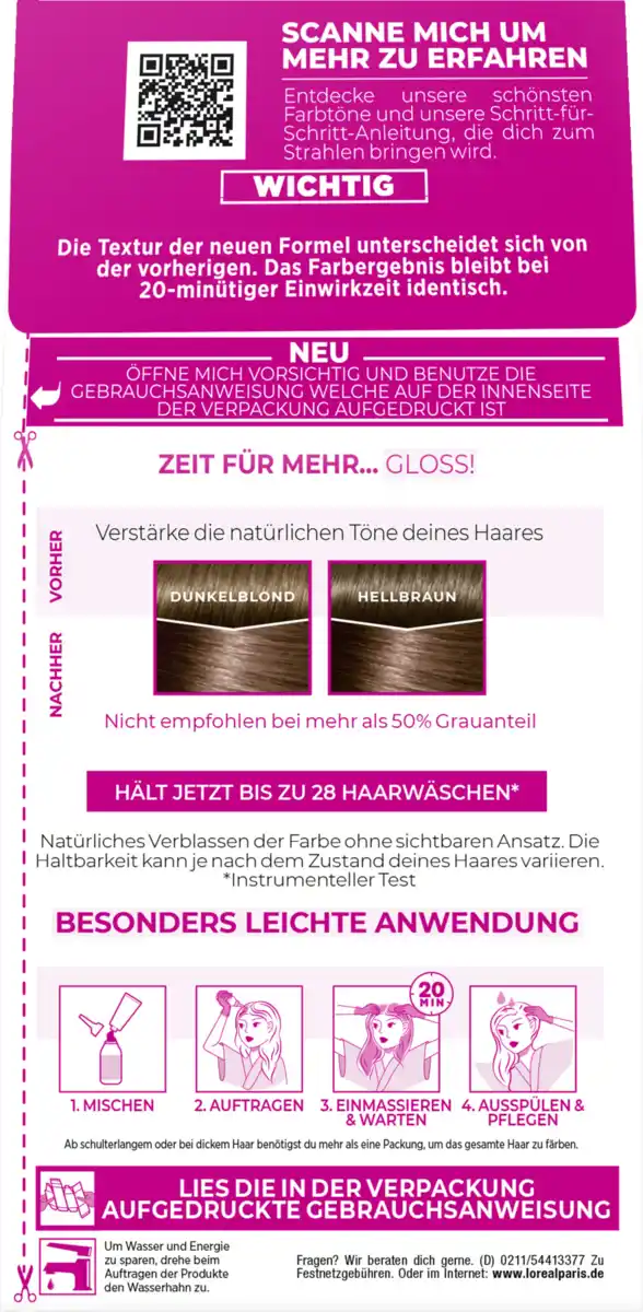 Bild 2 von L’Oréal Paris Casting Creme Gloss Pflegende Intensivtönung 600 Dunkelblond