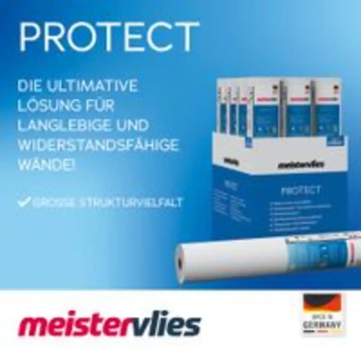 Bild 4 von AS Creation Vliestapete überstreichbar einfarbig 10,05 m x 0,53 m - Weiß - überstreichbare Strukturtapete