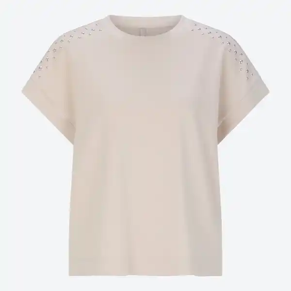 Bild 3 von Damen-T-Shirt mit Steinbesatz