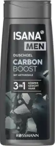 ISANA MEN 3in1 Duschgel Carbon Boost, 300 ml