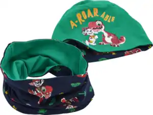 Paw Patrol 2er-Set aus Wende-Kinder-Mütze und -Loopschal Paw Patrol grün