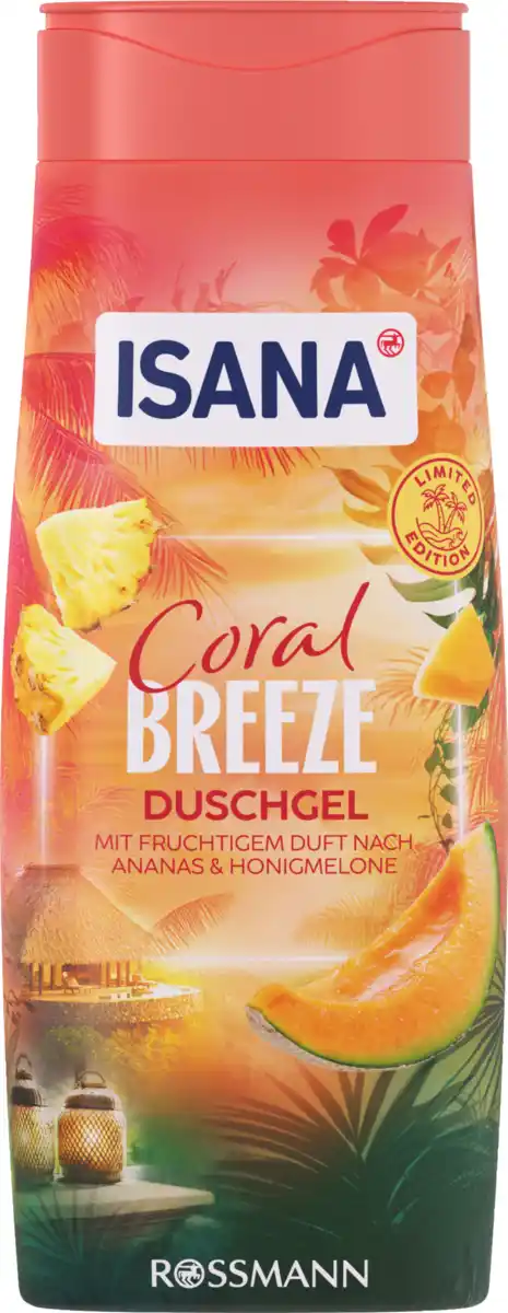 Bild 1 von ISANA Duschgel Coral Breeze, 300 ml
