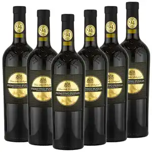 DUCA DELLA SEDUZIONE Primitivo Puglia IGT halbtrocken 94 LMP - 6er-Karton