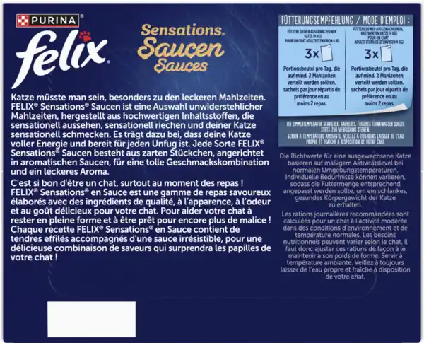 Bild 3 von Felix Sensation Geschmacksvielfalt vom Land in Sauce Multipack, 2.040 g