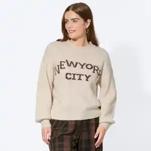 Damen-Pullover mit Schriftzug