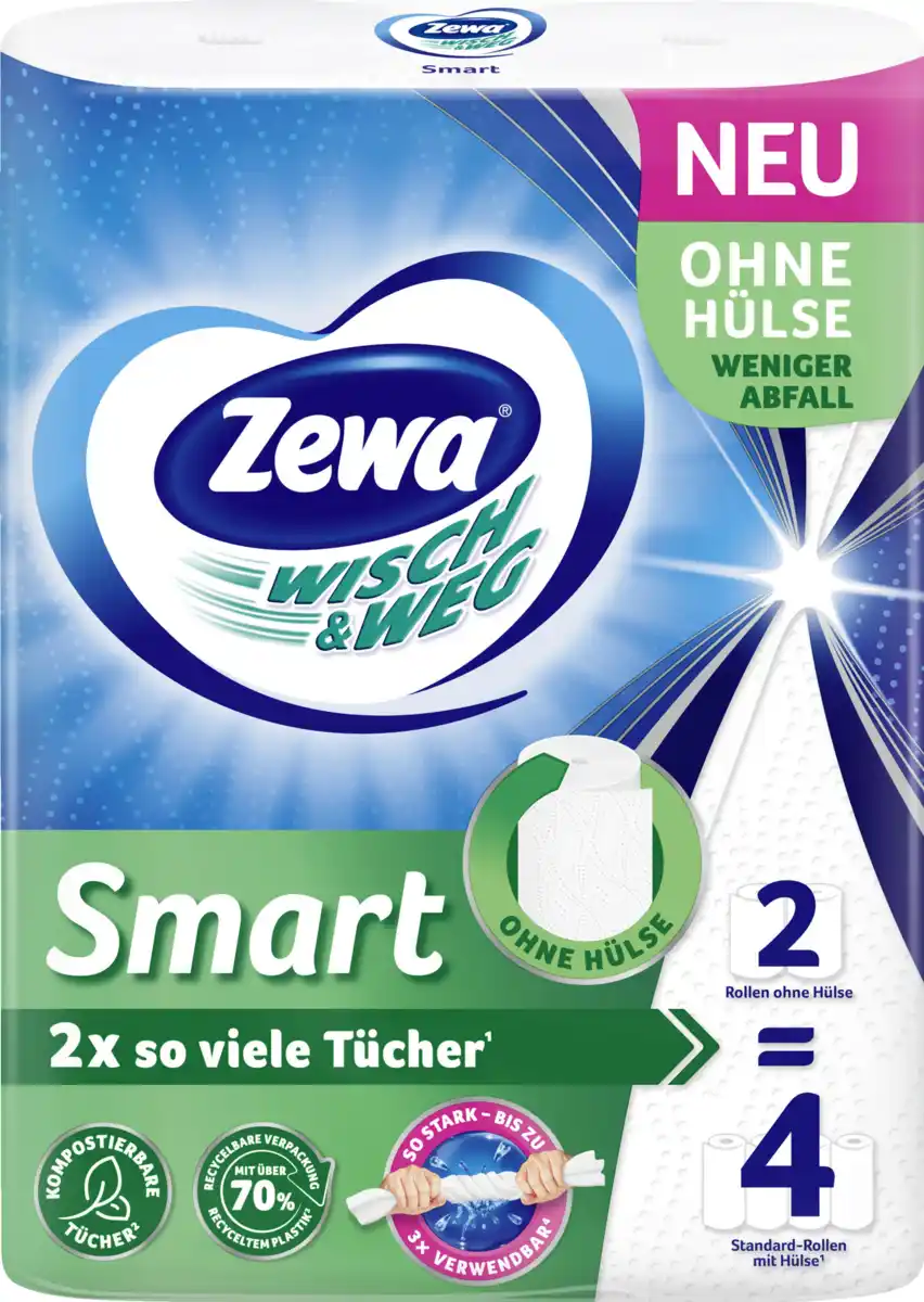 Bild 1 von Zewa Haushaltstücher Wisch & Weg Smart