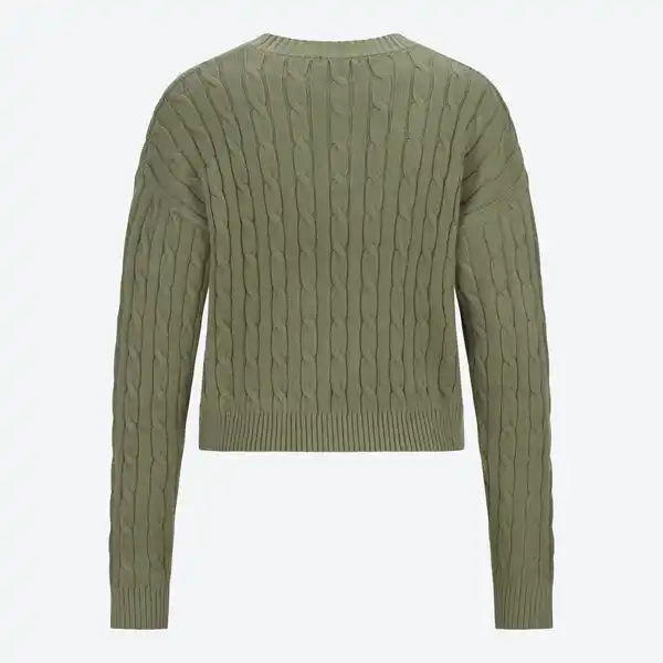 Bild 3 von Damen-Zopfstrickpullover mit Viskose