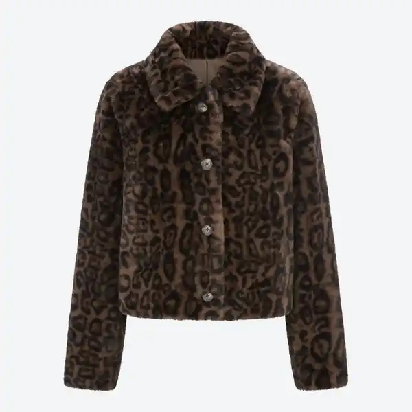 Bild 2 von Damen-Jacke aus Kunstfell mit Leo-Muster