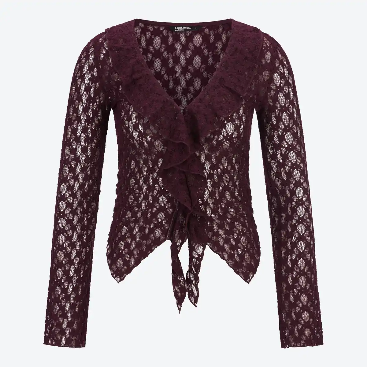Bild 1 von Damen-Langarmshirt aus Spitze