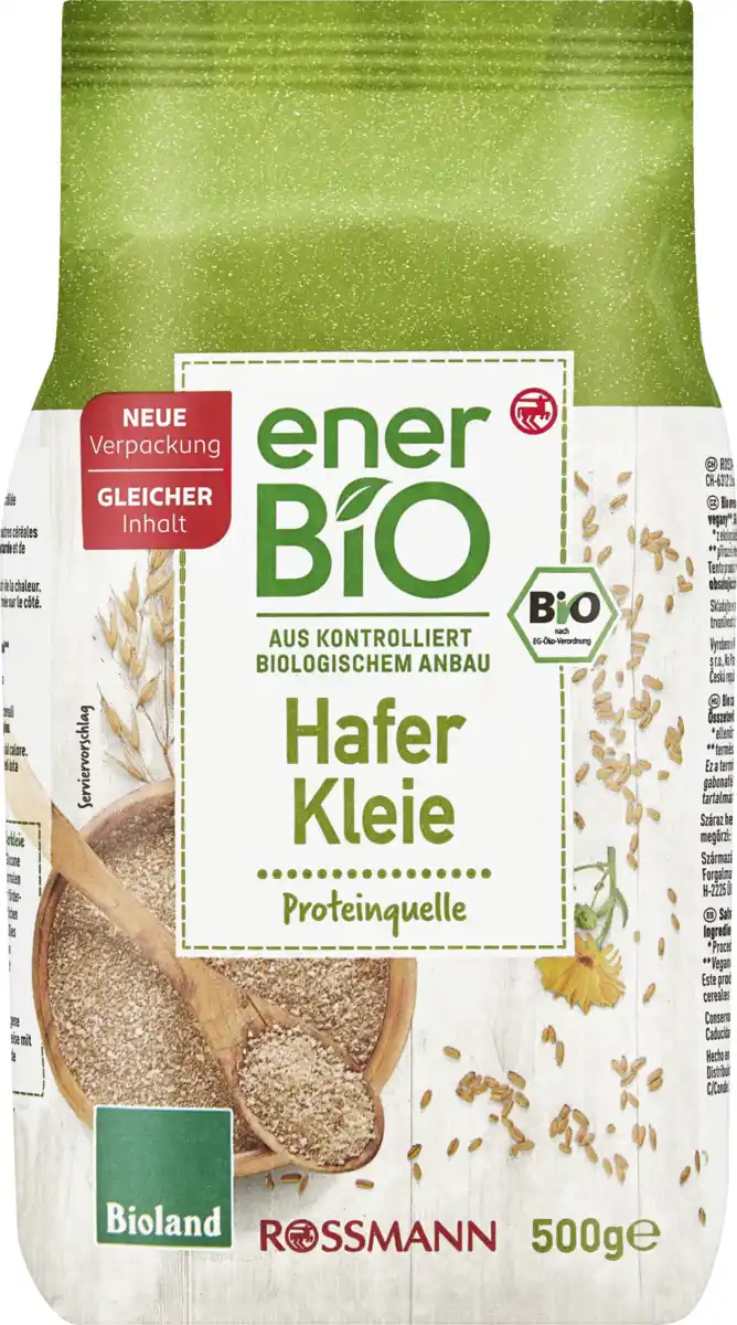 Bild 1 von enerBiO Haferkleie Bioland, 500 g