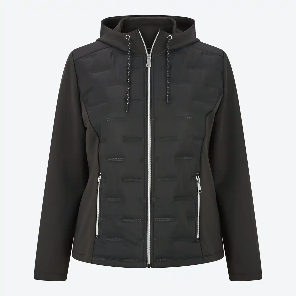 Bild 1 von Damen-Jacke mit Kapuze und Reißverschlusstaschen, große Größen