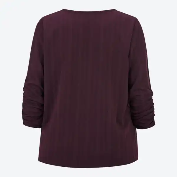 Bild 2 von Damen-Langarmshirt mit Struktur, große Größen