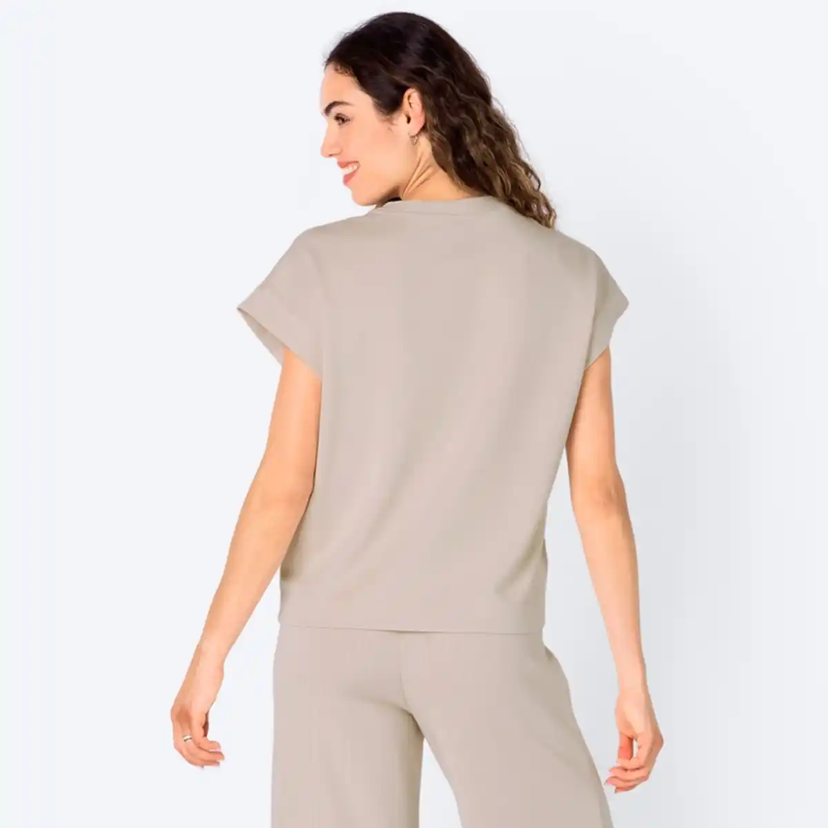 Bild 4 von Damen-T-Shirt mit Steinbesatz