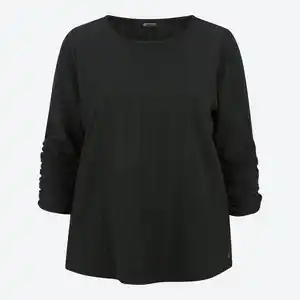 Damen-Langarmshirt mit Struktur, große Größen
