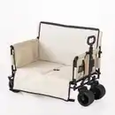 Bild 3 von Hardin 1fachgut Bollerwagen mit robustem Stahlrahmen, ca. 90 x 60 x 107 cm – Beige/Schwarz