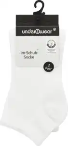 under2wear Im Schuh Socke unisex DP weiß 43/46