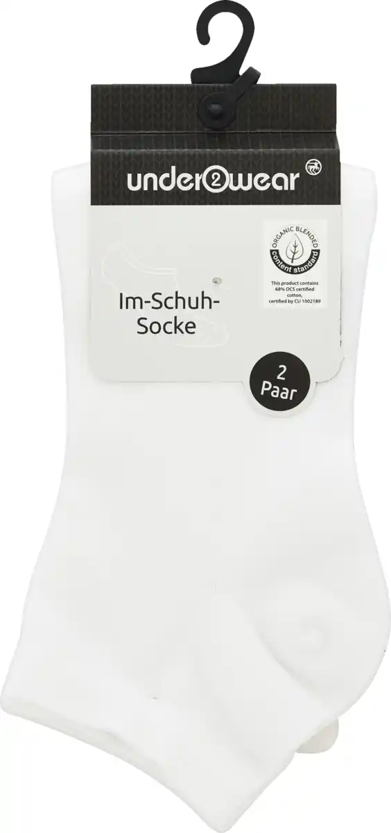 Bild 1 von under2wear Im Schuh Socke unisex DP weiß 43/46