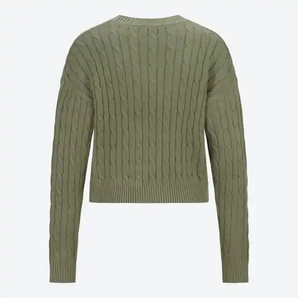 Bild 2 von Damen-Zopfstrickpullover mit Viskose