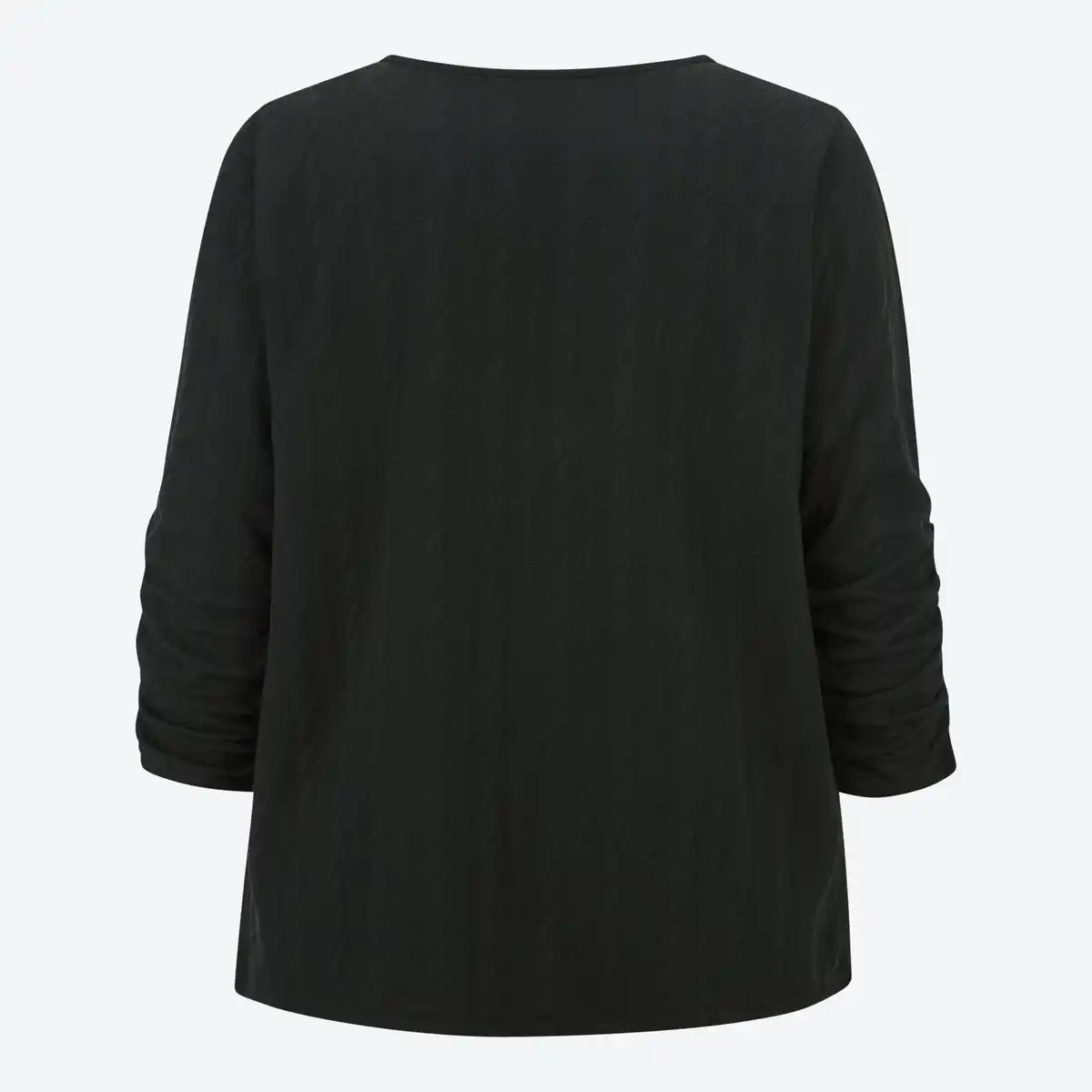 Bild 3 von Damen-Langarmshirt mit Struktur, große Größen