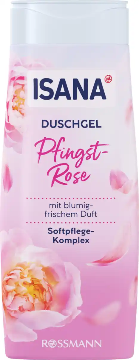 Bild 1 von ISANA Duschgel Pfingstrose, 300 ml