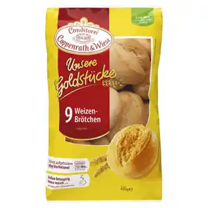 CONDITOREI COPPENRATH & WIESE Aufbackbrötchen Unsere Goldstücke 450 g, Weizenbrötchen