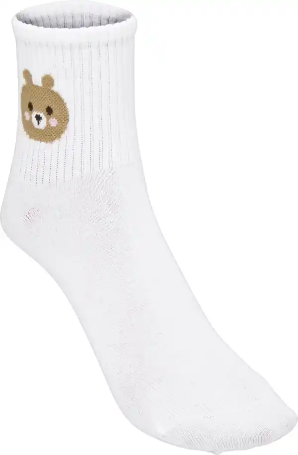 Bild 2 von under2wear 2er Pack Kurzschaftsocke OCS weiß Teddy 39/42