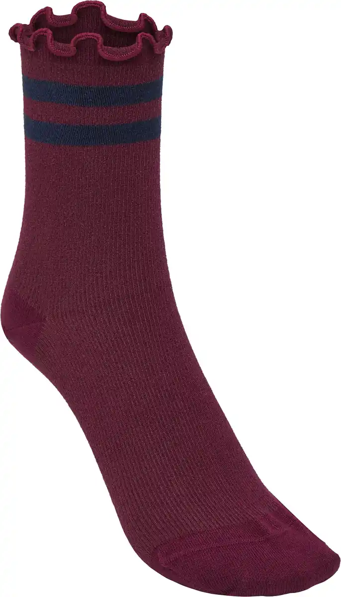 Bild 3 von IDEENWELT Damen-Ripp-Socken dunkelblau/bordeaux Gr. 39/42