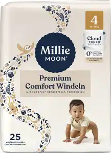 Millie MOON Premium Comfort Windeln Gr. 4 (10 - 15 kg), 25 Stück