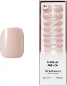 MANIKO Minimal French Short Square Press On