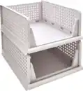 Bild 1 von IDEENWELT 2er-Set Schubladenboxen weiß