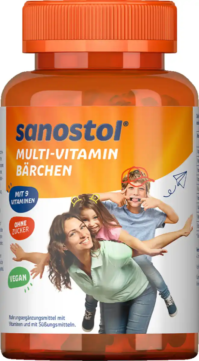 Bild 1 von Sanostol Multi-Vitamin Bärchen, 120 g