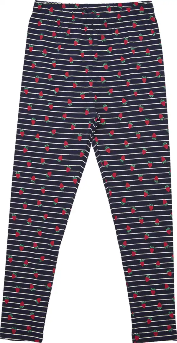 Bild 2 von under2wear kids LEGGINGS STREIFEN NAVY 122/128 GOTS